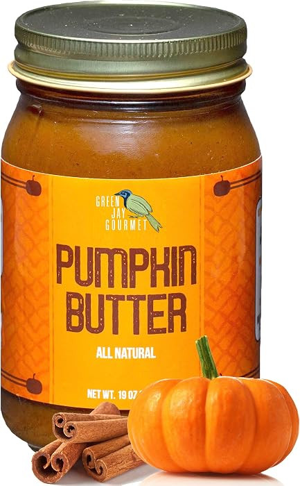 Green Jay Gourmet Pumpkin Butter - Spiced Fruit Butter Spread - 19 Oz | Amazon (US)