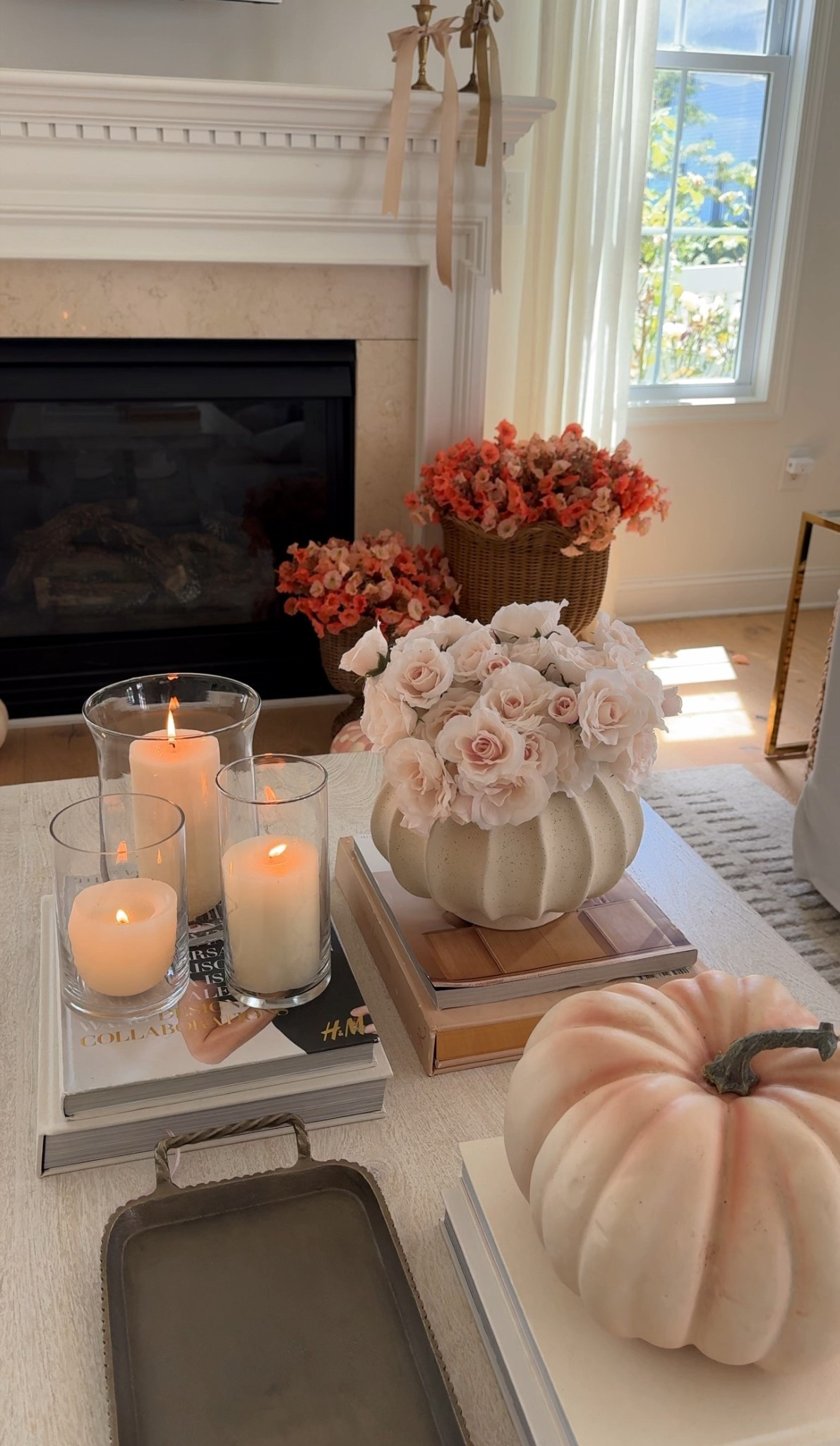 Fall decor, fall flowers 