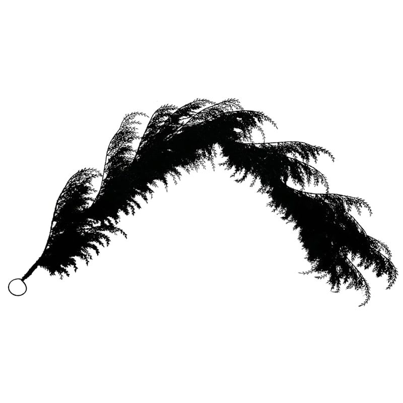 Spellbound Black Reed Garland, 60" | At Home