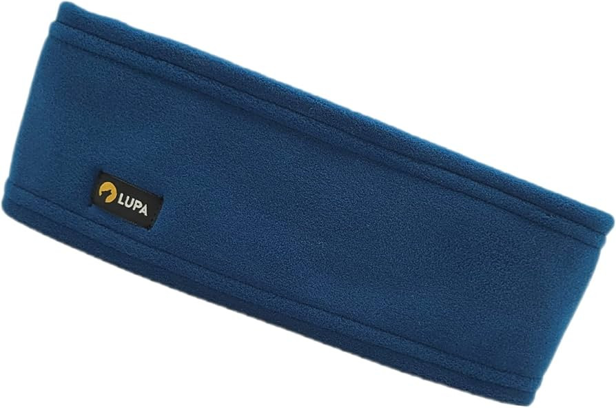 Lupa Kids Handmade Unisex Triple-Layer Micro Fleece Ear Warmer Headband - Sapphire | Amazon (US)