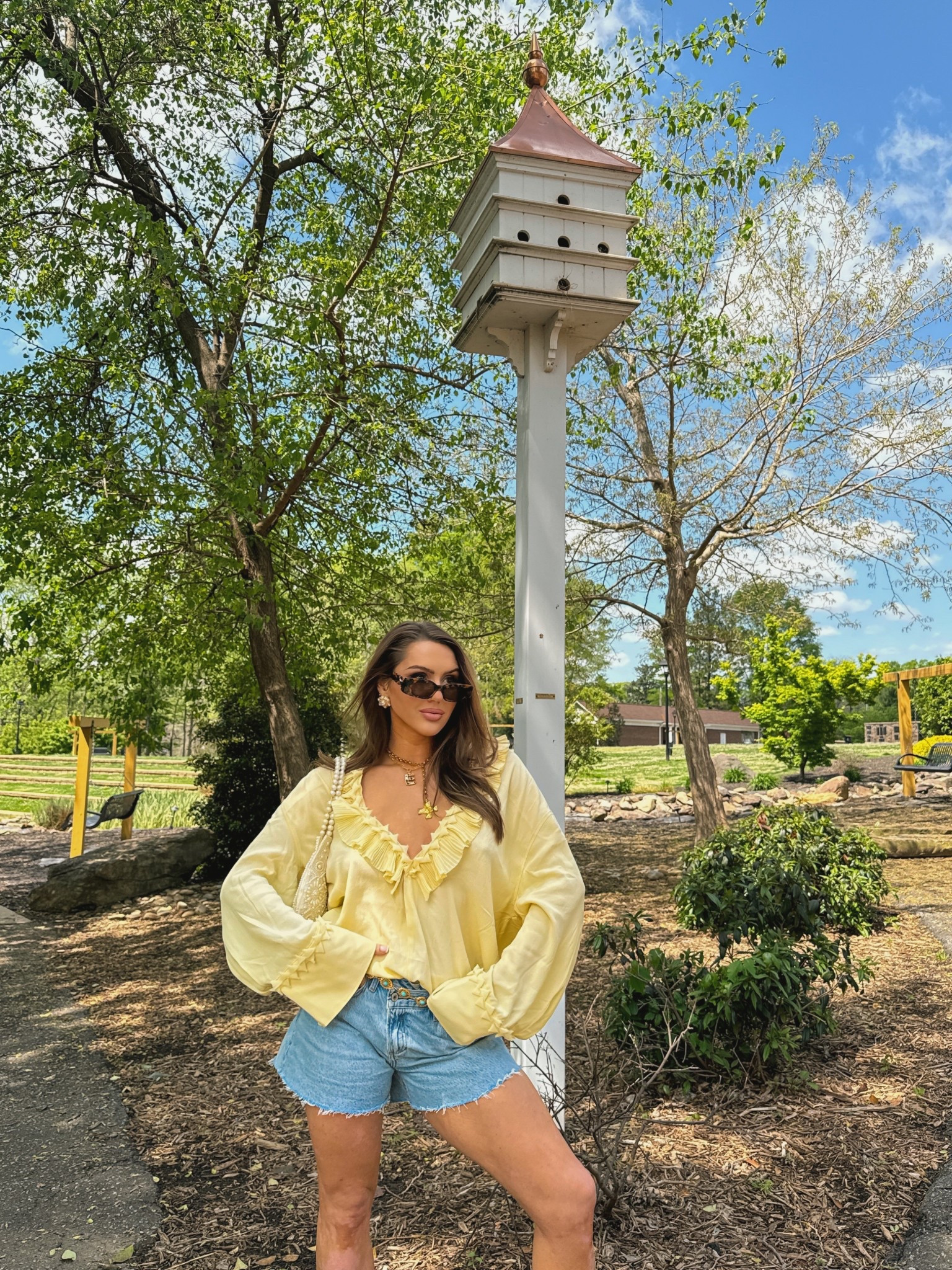 H&M, Abercrombie and Anthro outfit of the day 🌼

#LTKStyleTip #LTKFindsUnder50 #LTKFindsUnder100