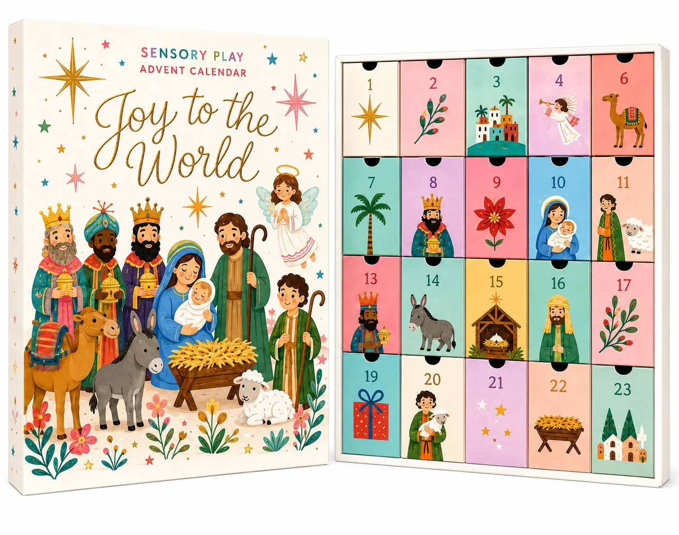 *PRE ORDER* Nativity Advent Calendar - WS - YOUNG WILD & FRIEDMAN | Persnickety