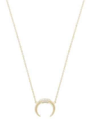 The Pave Horn Necklace | Revolve Clothing (Global)