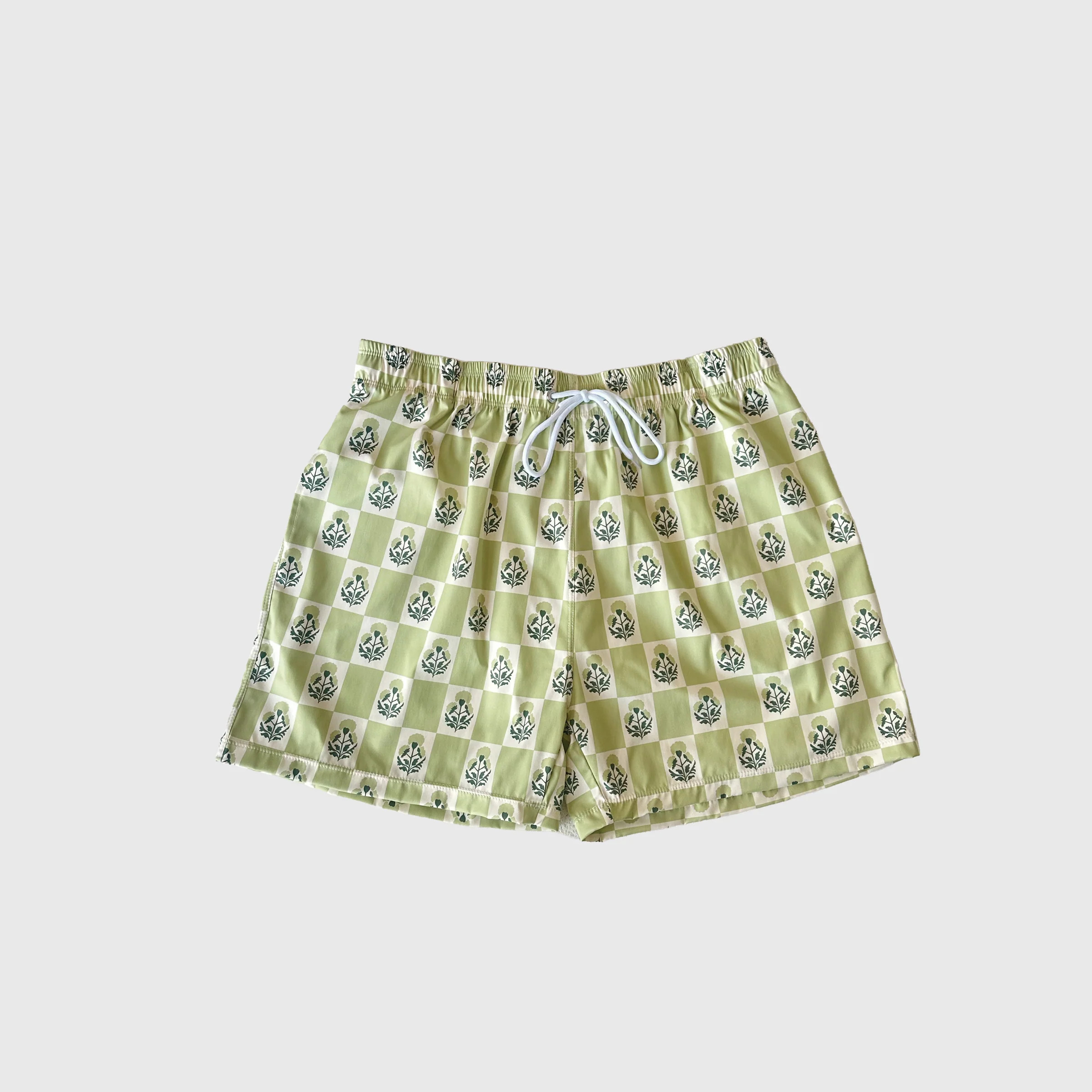 Men's Board Short | Marigold Check | Forever French