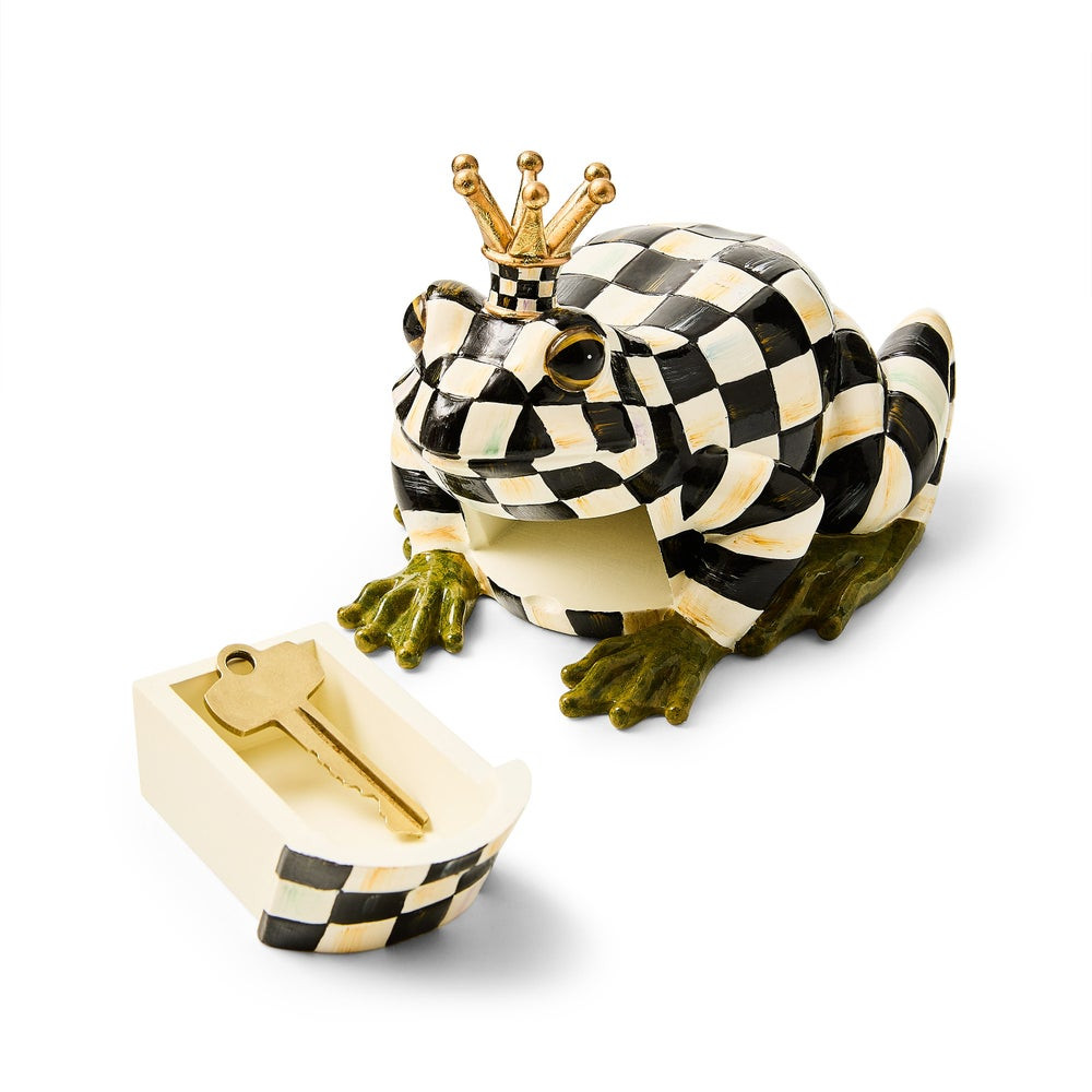 Courtly Check Frog Hide-A-Key | MacKenzie-Childs