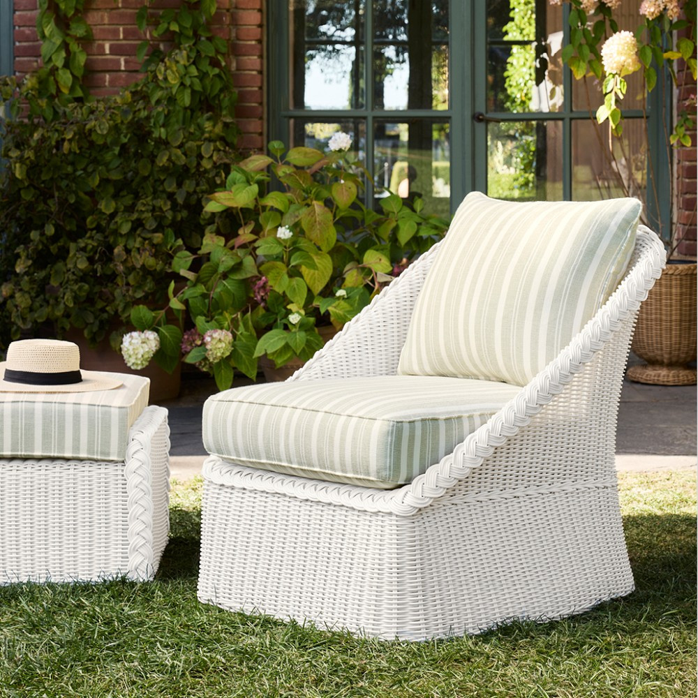 AERIN x Williams Sonoma Home East Hampton Club Chair, White | Williams-Sonoma
