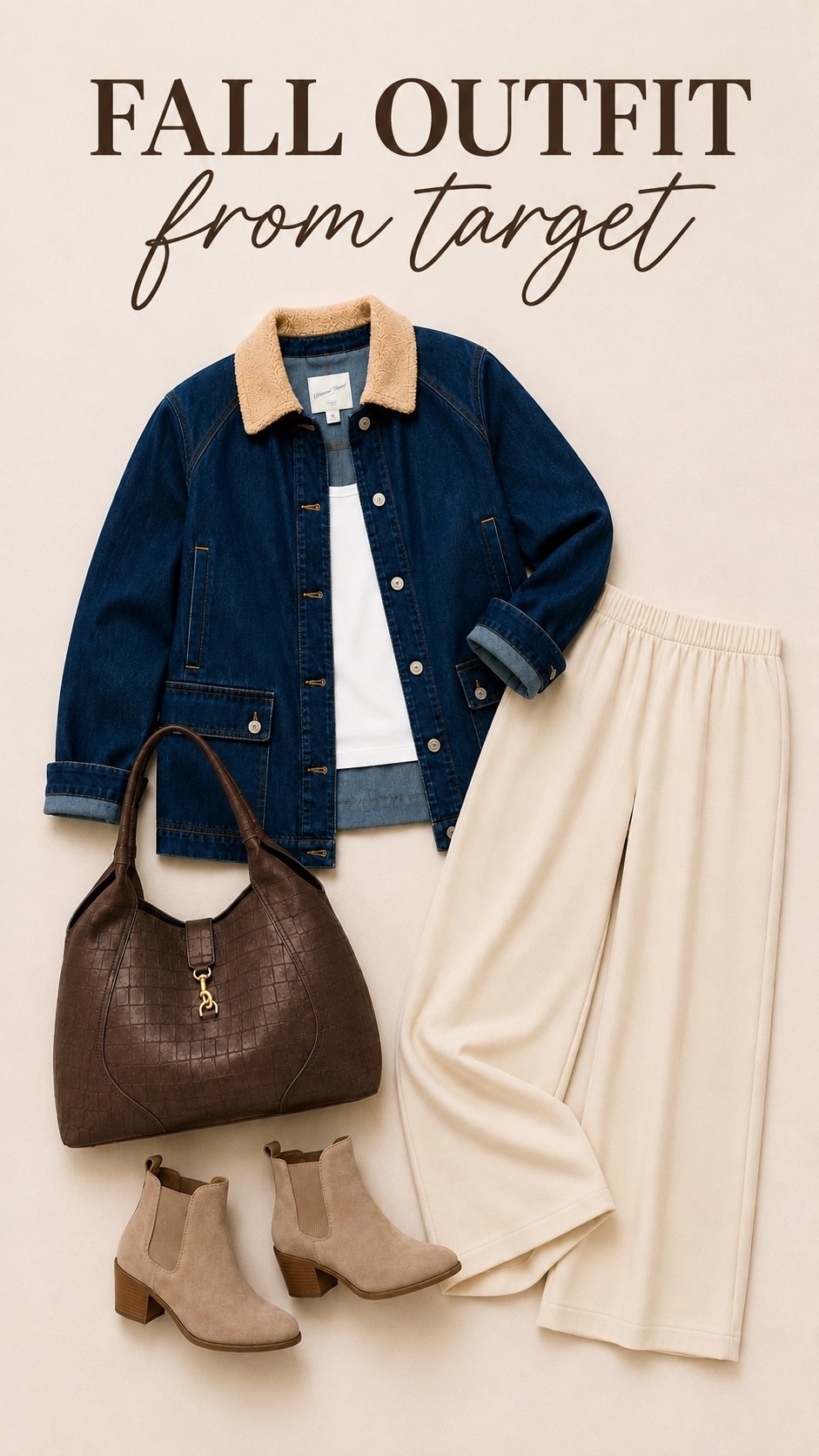 Target fall outfit with the most perfect pants giving Aritizia vibes and denim barn jacket! And this bag is Target even tho it looks like YSL!!

Target fall outfits, outfit inspo, mom style, teacher outfit, fall new arrivals

#LTKootd #LTKSeasonal #LTKPetite