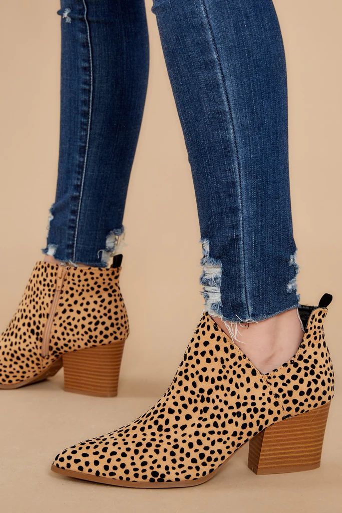 From The Valley Cheetah Ankle Booties | Red Dress 
