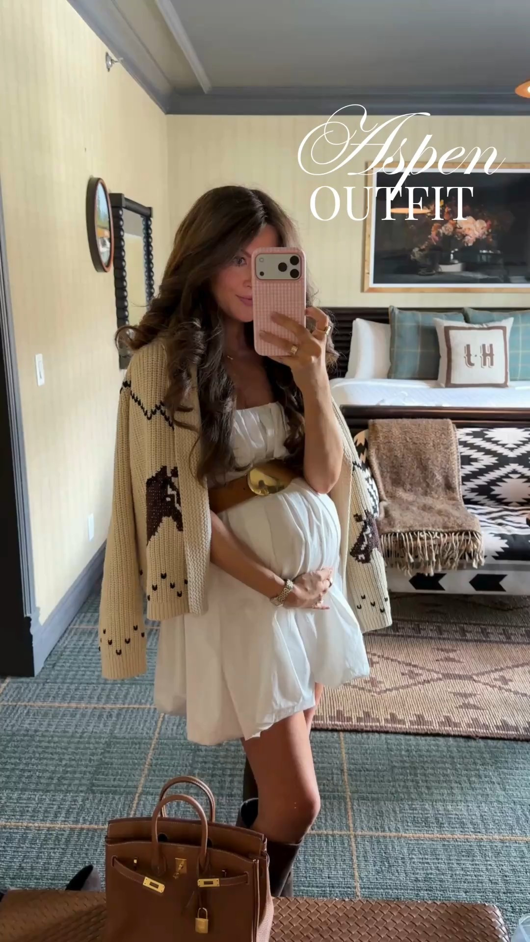 What I’m wearing in Aspen! 31 weeks pregnant 🤎

#LTKBump #LTKgrwm #LTKTravel