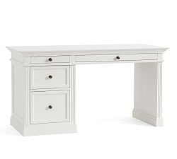 Livingston Single Cabinet Writing Desk (57") | Pottery Barn (US)