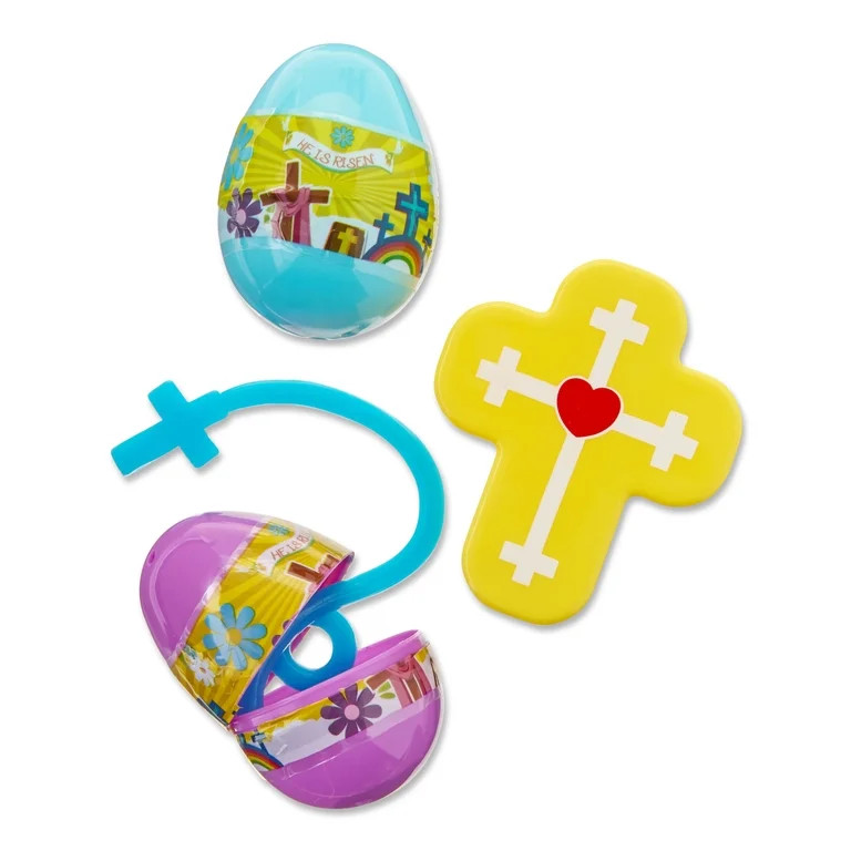He Is Risen Surprise Eggs, Multicolor, 12 Count, Easter by Way To Celebrate | Walmart (US)