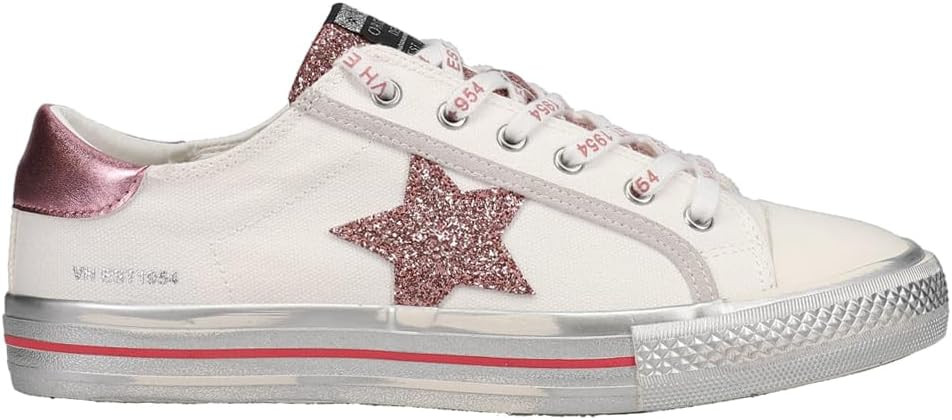 VINTAGE HAVANA Womens Alive Metallic Lace Up Sneakers Shoes Casual - Black | Amazon (US)