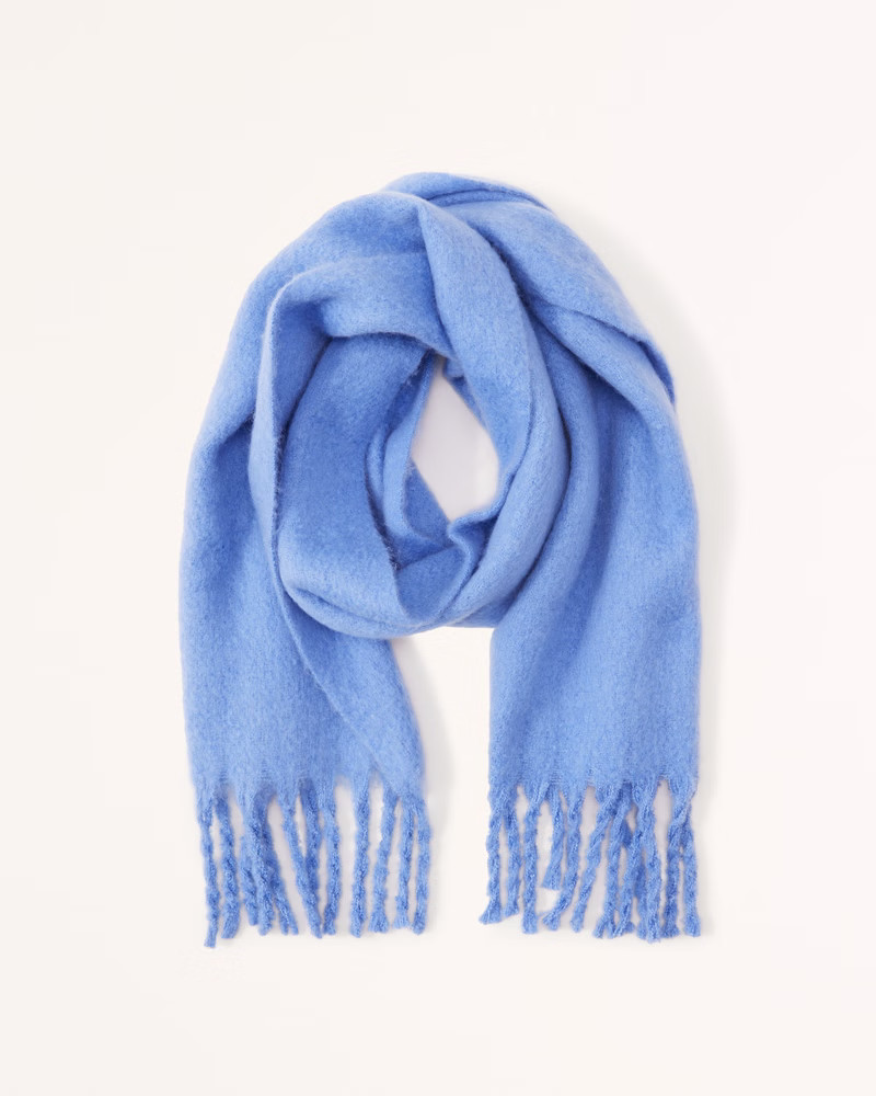 Women's Chunky Fringe Scarf | Women's Accessories | Abercrombie.com | Abercrombie & Fitch (US)