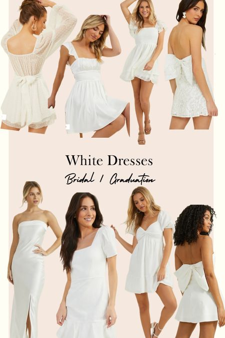 Found some super cute white dresses for graduation or wedding season!! Sooo many options 

#LTKSeasonal #LTKparties #LTKstyletip