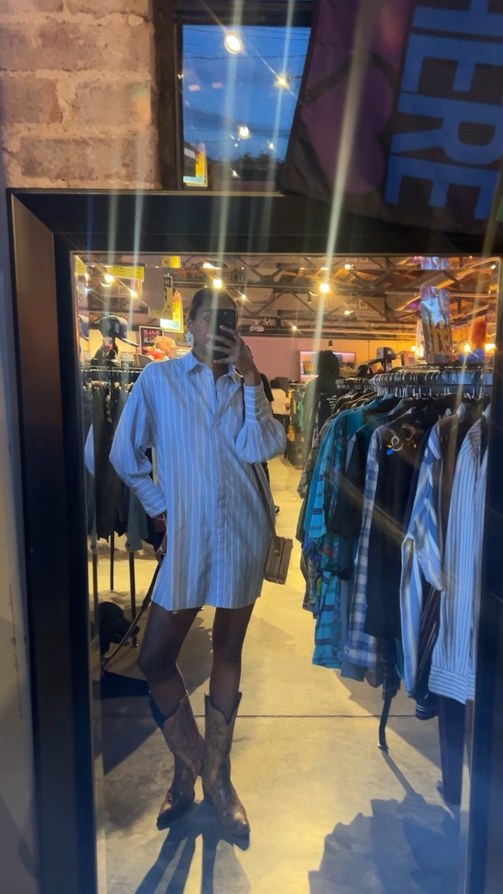 Stripes are always right. Such an easy shirt dress for all the Spring things🤍

#LTKfindsunder50 #LTKVideo #LTKsalealert