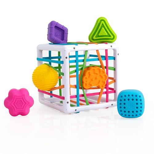 Fat Brain Toys InnyBin Shape Learning Toys, Sensory Toys for Babies and Toddlers, Baby Toys Ages 10 Months+ | Amazon (US)