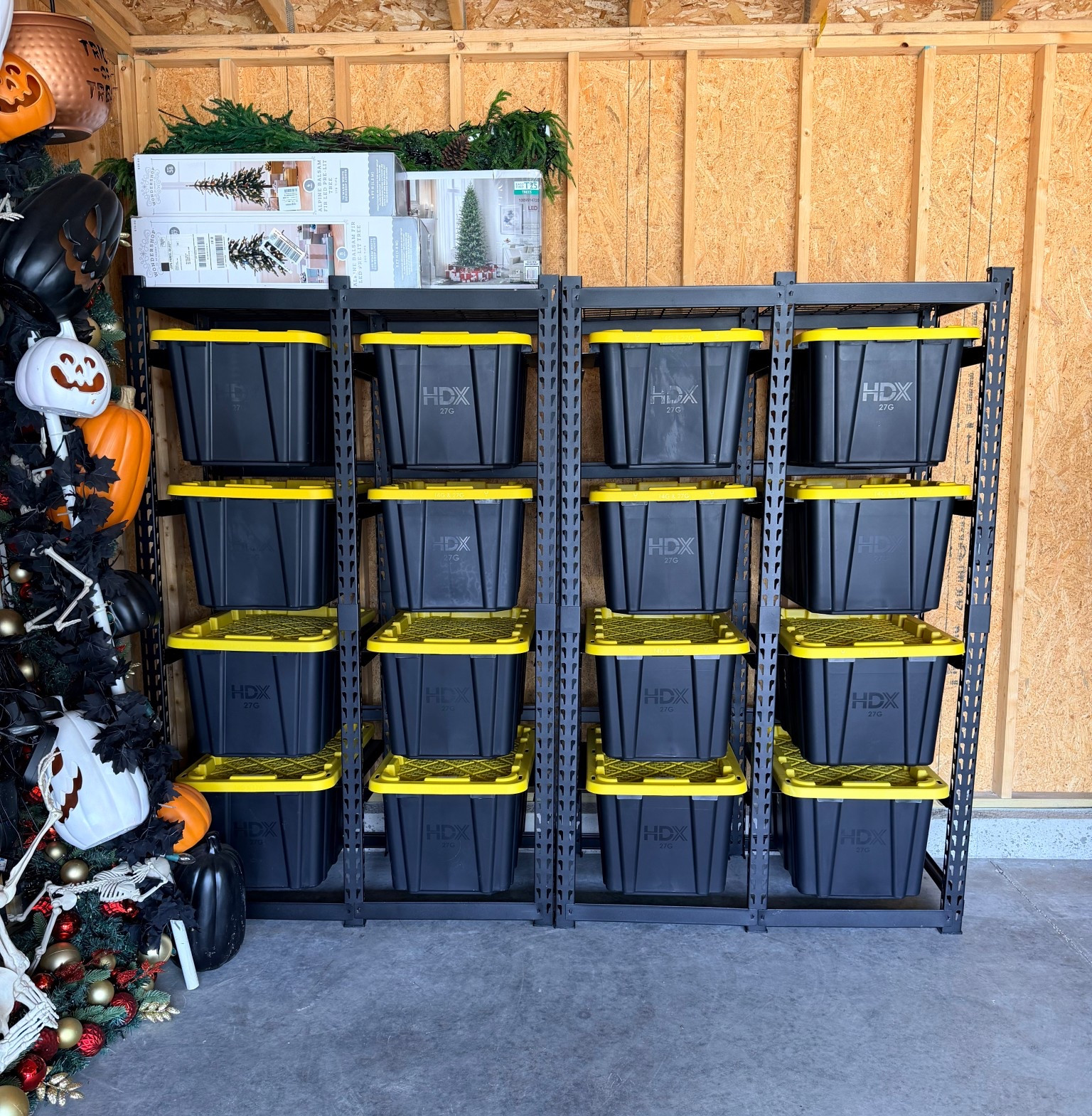 Garage tote organizer + label maker ✨📦