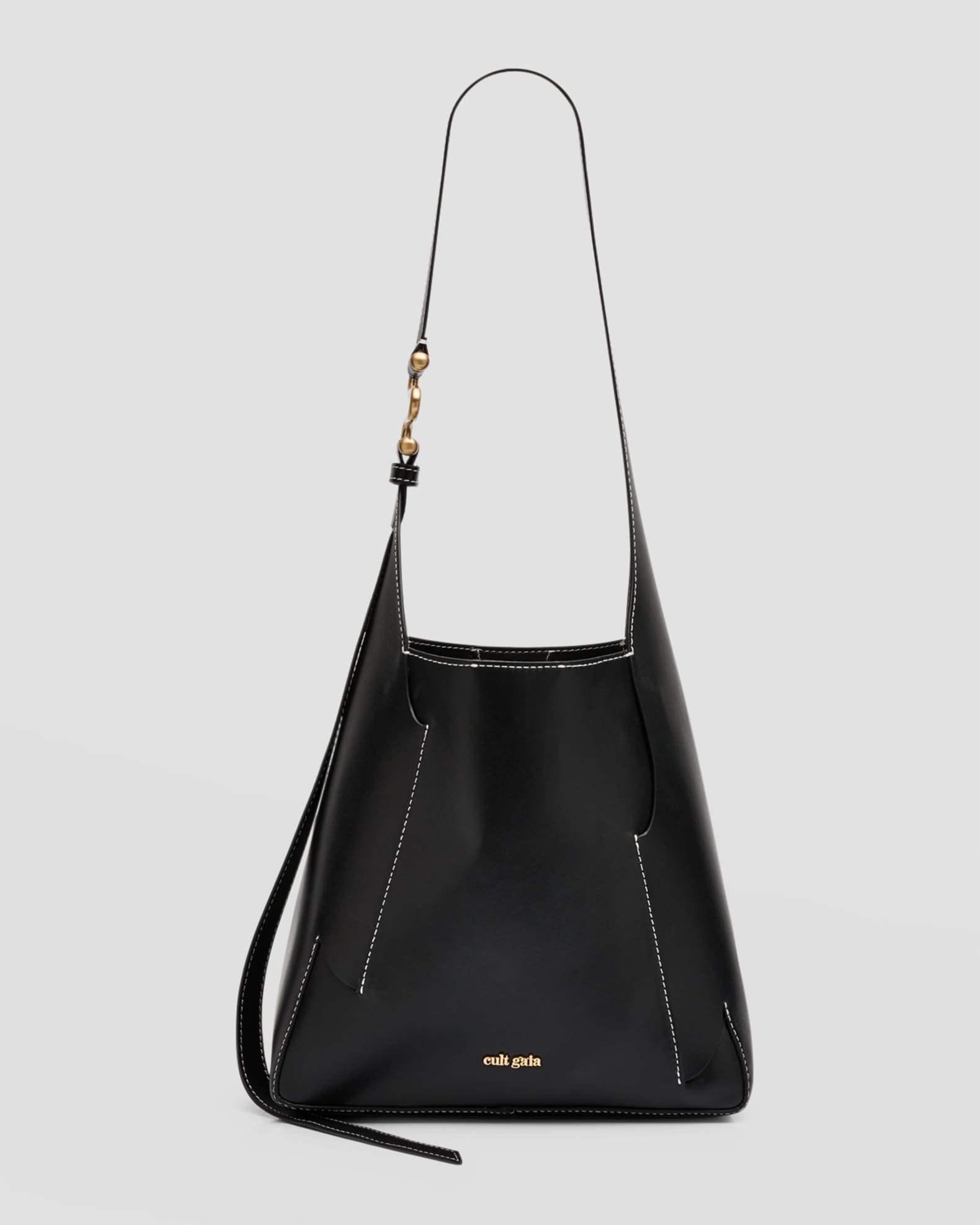 Simona Leather Shoulder Bag | Neiman Marcus
