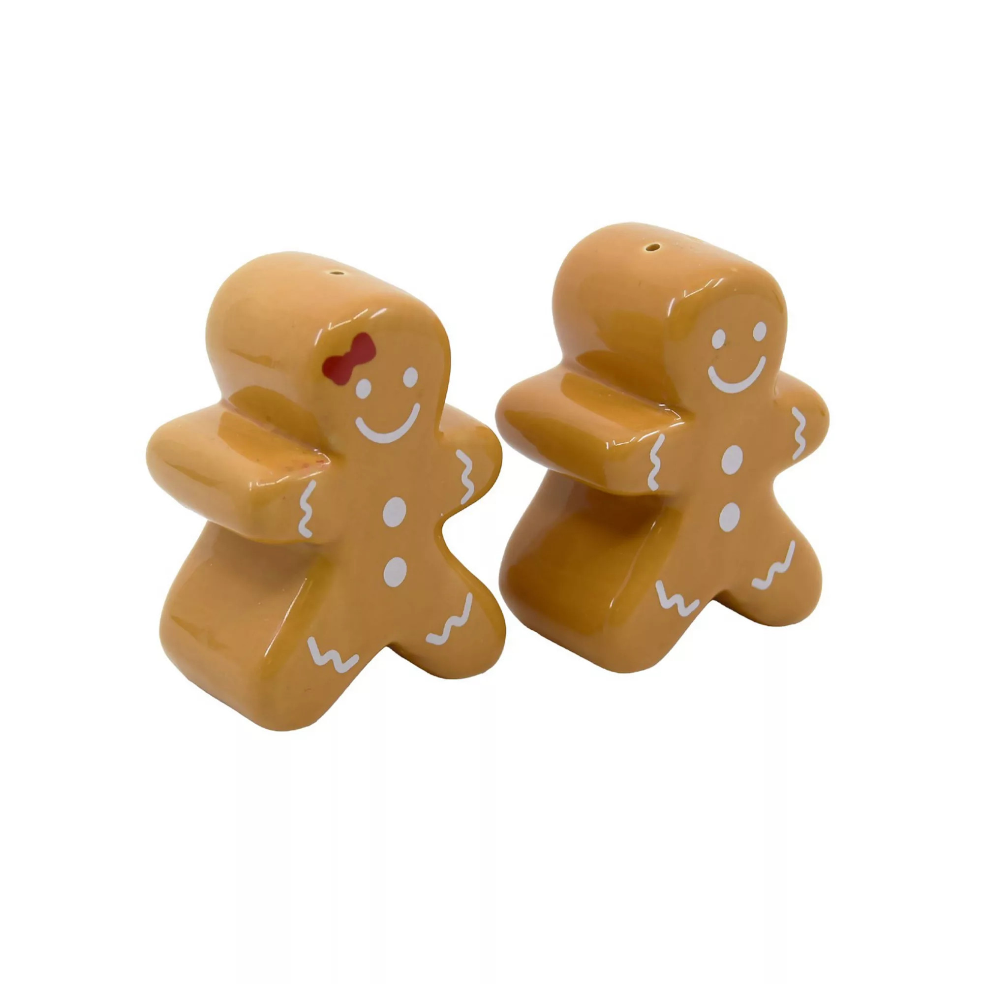 New View Gifts & Accessories Gingerbread Man Salt and Pepper Shakers Set of 2 | Kohl's