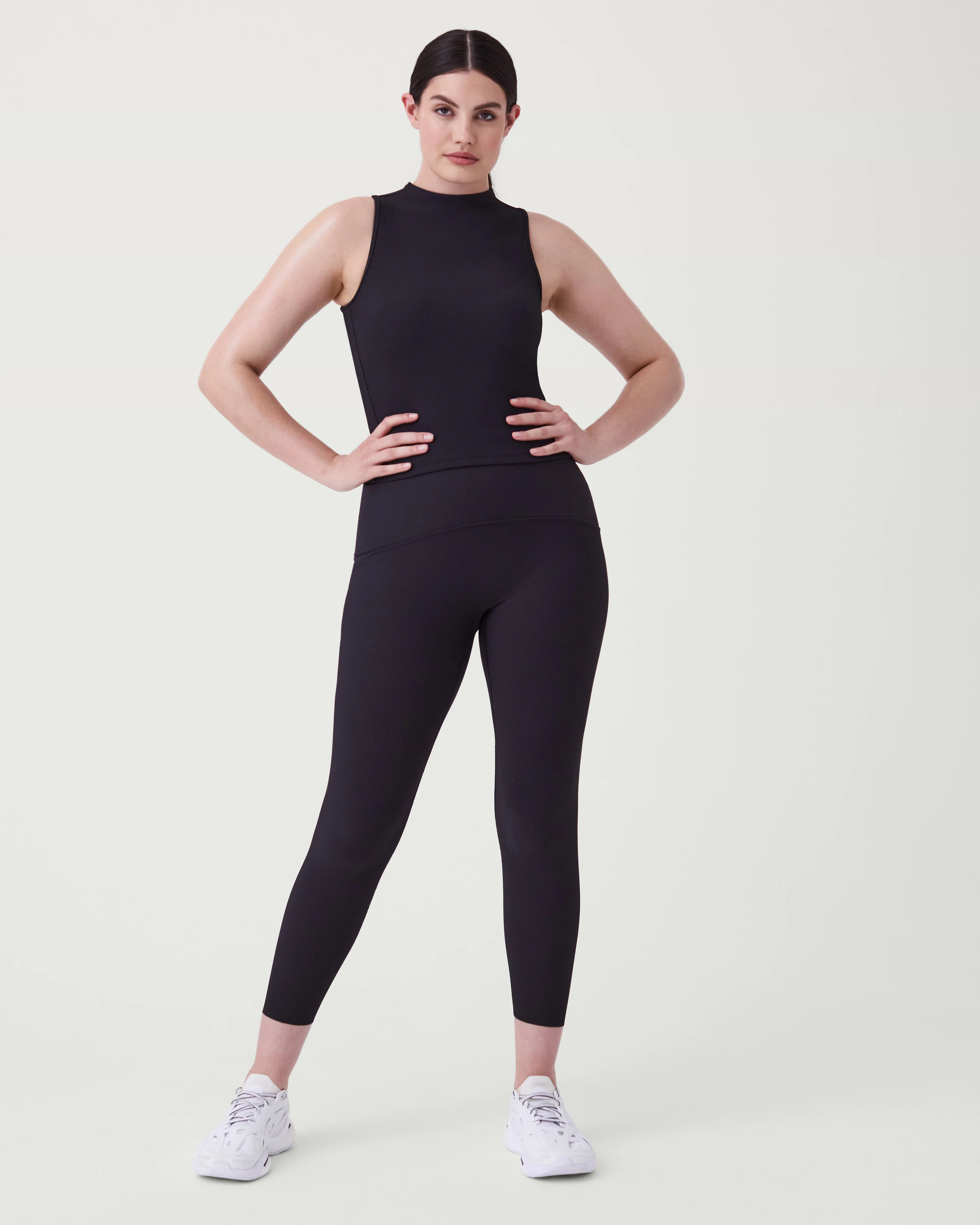 Contour Rib Mock Neck Tank | Spanx