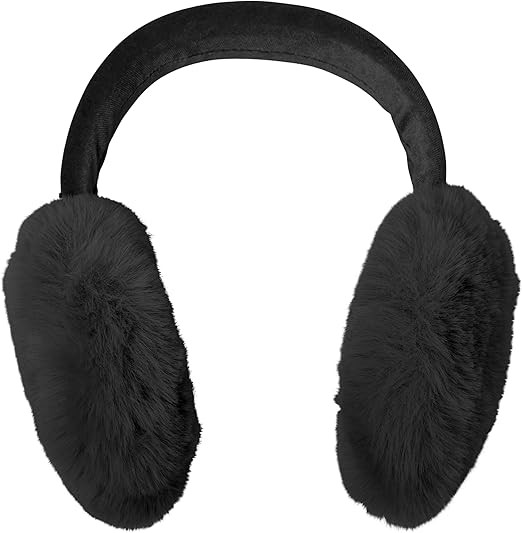 Velvet Foldable and Furry Ear Muffs For Women, Ear Warmers For Women, Ear Muffs For Winter, Women... | Amazon (US)