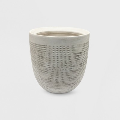 Textured Ceramic Planter White - Project 62™ | Target