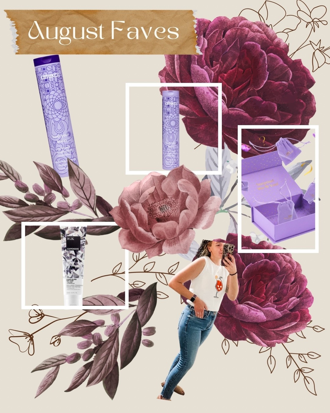 I REFUSE to forget to post my monthly favorites AGAIN!! Here are this month’s monthly faves!! 
• Amika’s Bust Your Brass Shampoo: this is my fave whenever I’m blonde! She keeps my blonde looking fresh!
• Amika’s BYB Conditioner: if you have to choose between shampoo or conditioner.. go with the conditioner! But I recommend getting both! 
• Melinda Maria Jewelry: I recommend the mystery jewelry box so you get more bang for your buck! But anything from Melinda Maria is 10/10 and worth the money!
• VICI: there clothing is so cute and I always find myself going back to buy more! 
• IGK’s Expensive: I’ve been using this clear gloss top coat for about a year now, and it’s a staple piece my hair mask lineup! It keeps my hair color looking like I just colored it even though it’s been weeks since my last color!
Don’t forget to use code EMMA777 on IGK for 10% off IGK products!

#LTKBeauty #LTKSaleAlert #LTKSeasonal