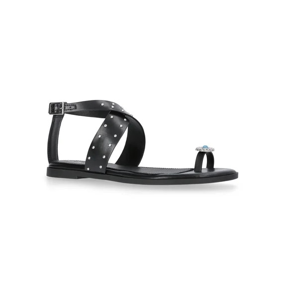 No Boundaries Studded Toe Ring Sandals, Women's | Walmart (US)