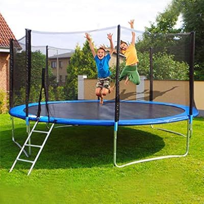 Ninasill 12 ft Trampoline Round Jumping Table with Safety Enclosure Net Sping Pad Combo Bounding ... | Amazon (US)