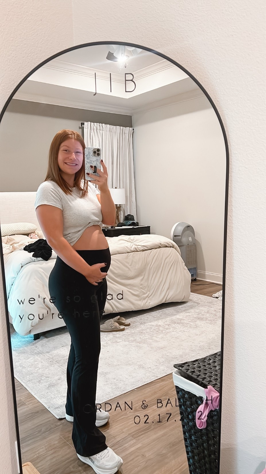 These flare leggings have been a life saver. While all of my other clothes have gotten tight and uncomfortable these have grown with me! 

#LTKBump #LTKmomlife