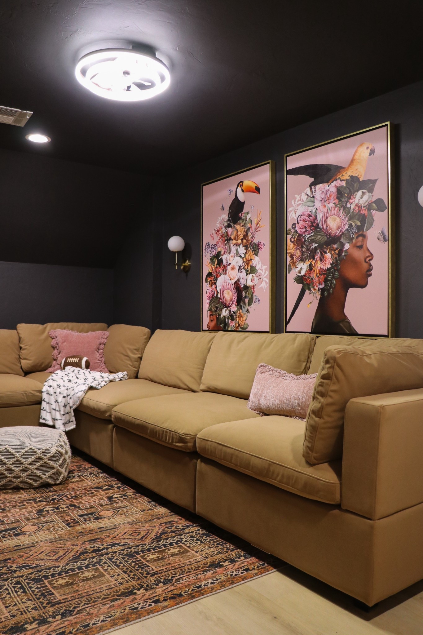 Movie Room is feeling extra cozy with my new @albanyparkhome sectional! #sectional

#LTKHome