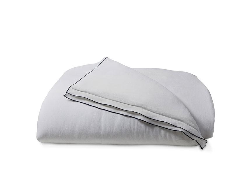 White Linen Double Hemmed Duvet | Allswell Home