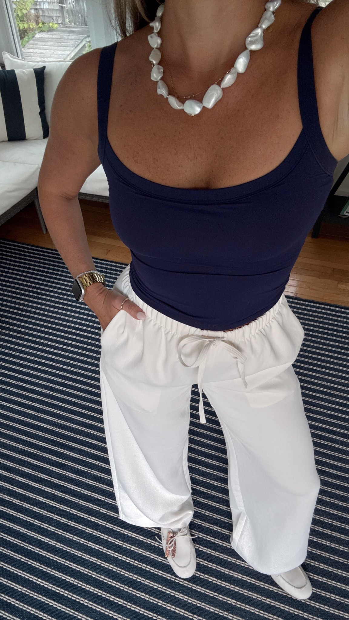 New England style - my coastal fit 🦞🌊 

East coast fit, coastal vacation, New England travel, summer style, summer fit, white pants fit, bodysuit outfit, patriotic fit, Abercrombie style, Amazon top

#LTKStyleTip #LTKFindsUnder100 #LTKTravel