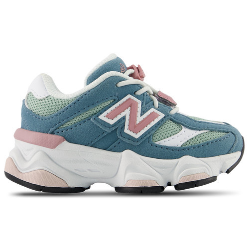 Girls New Balance New Balance 9060 - Girls' Toddler Running Shoe Saltwater/Saltwater/Pink Size 09.0 | Kids Foot Locker (US)