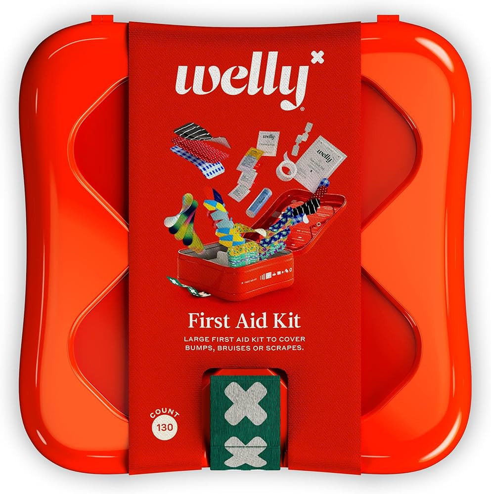 Welly First Aid Kit - Bravery Badges in Flexible Fabric and Waterproof, Tape and Non-Stick Pads, ... | Amazon (US)