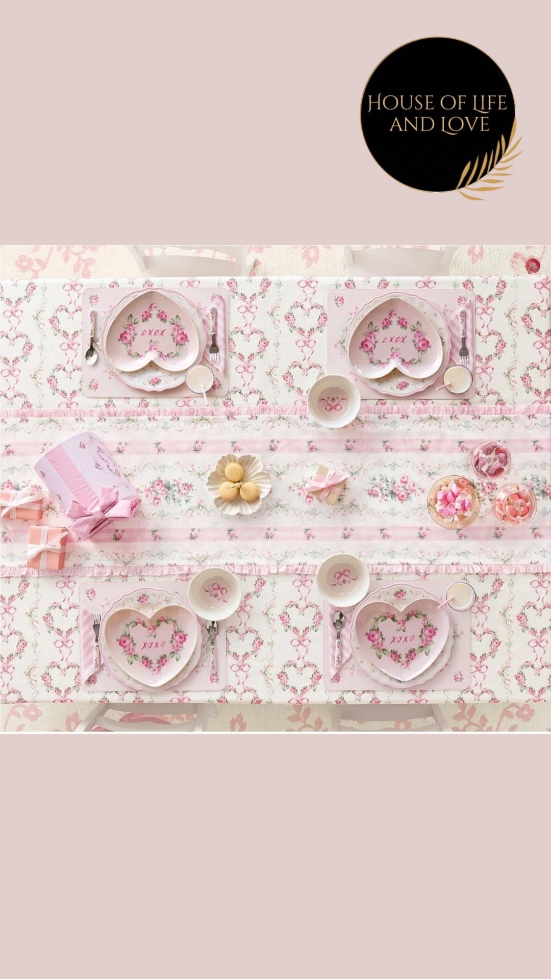 Valentines table setting

#LTKSeasonal #LTKHome #LTKValentine