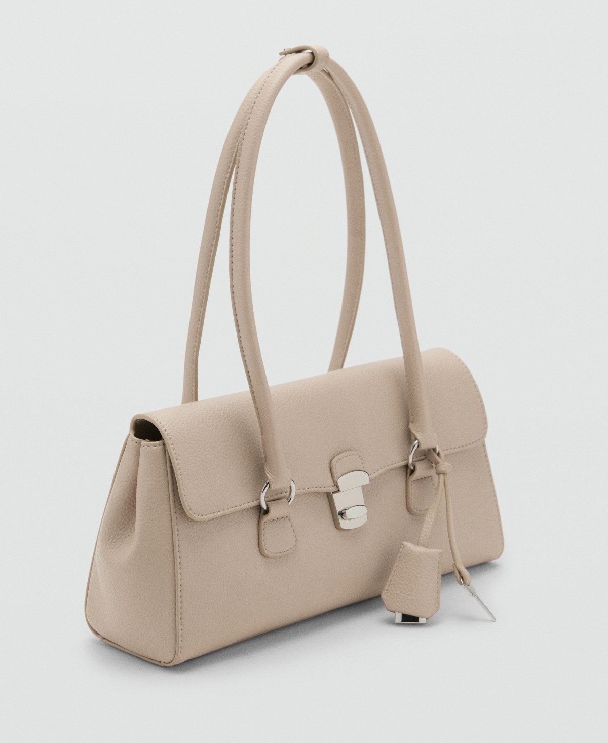 Mango Women's City Flap Shoulder Bag - Off White | Macy's