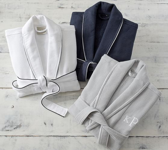 Hotel Piped Trim Robe | Pottery Barn (US)
