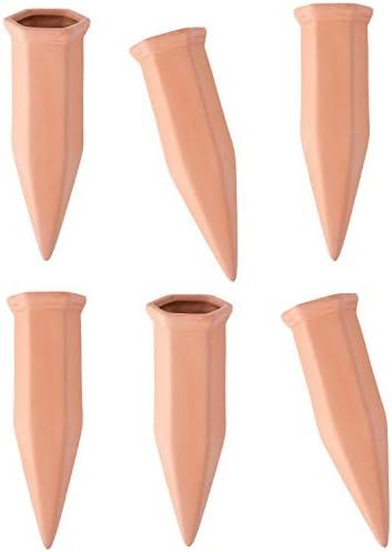 Maxam Plant Pals by Wyndham House 6 Piece Terracotta Watering Spikes | Amazon (US)