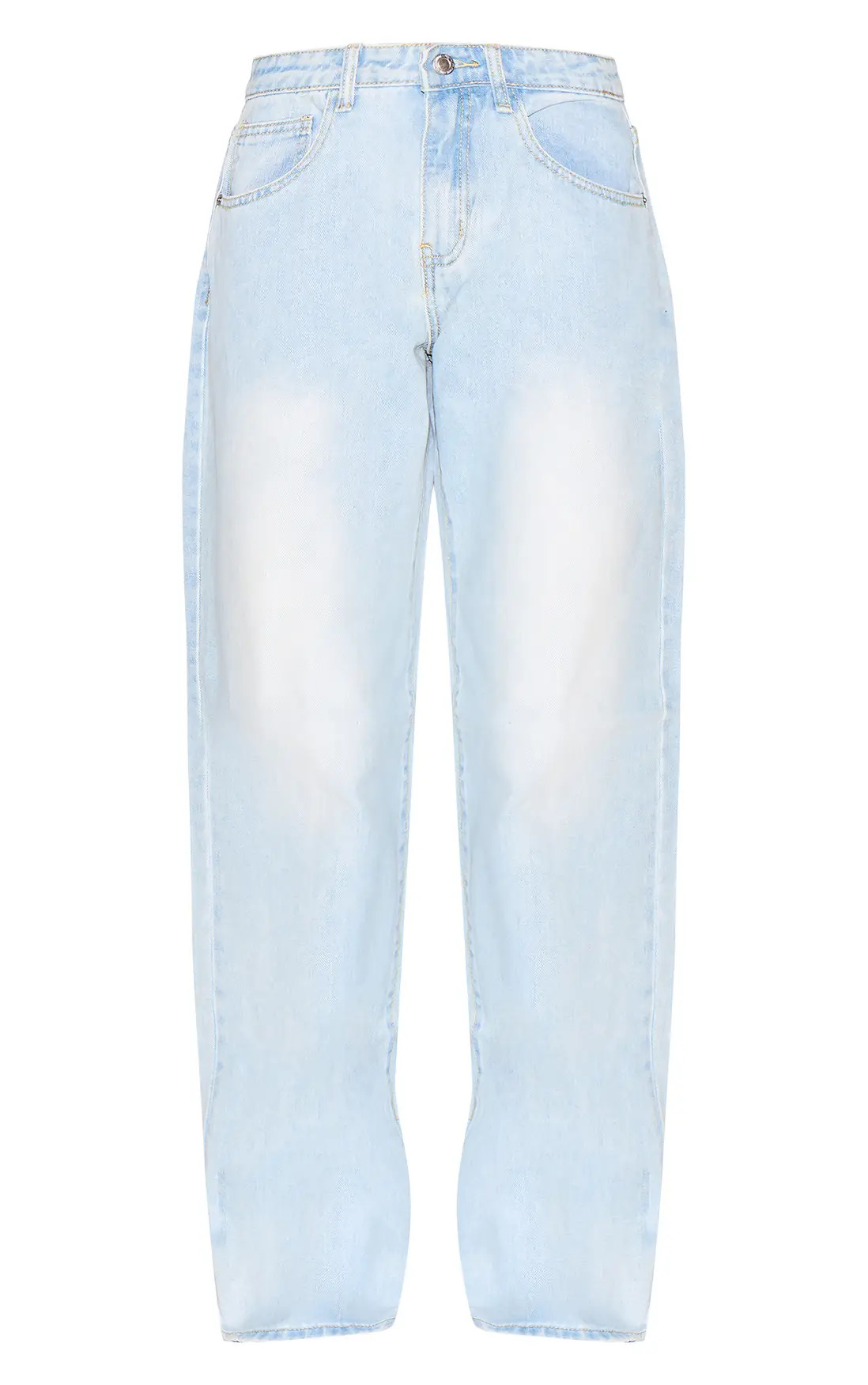 Light Blue Wash Low Rise Boyfriend Jeans | PrettyLittleThing UK