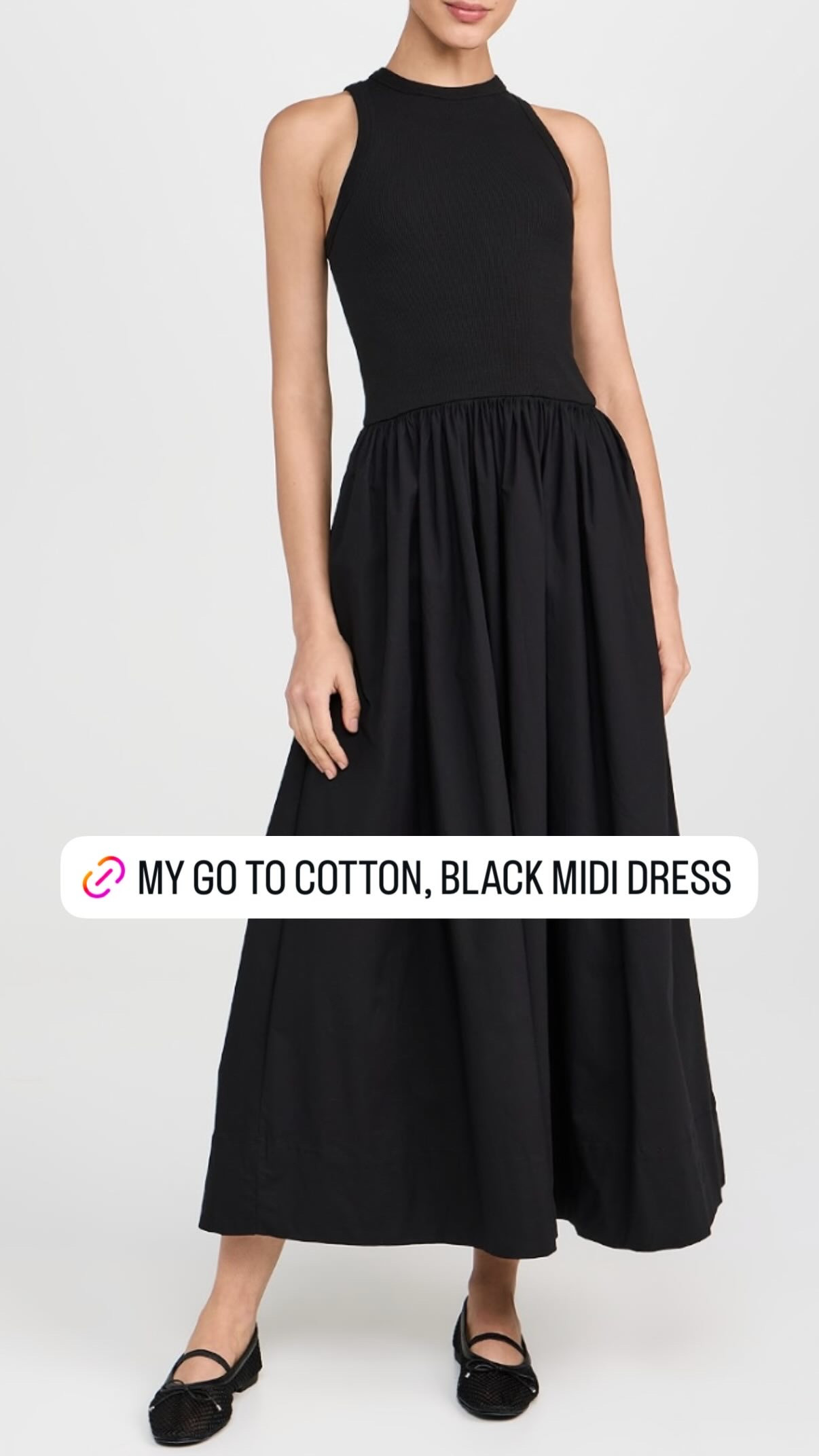 My go-to cotton, black midi dress! Sharing a roundup of neutrals worth noting. If I were restarting my wardrobe, these are pieces I would consider. From denim, dresses, flats, jackets, and more! 

 #LTKootd #LTKSeasonal #LTKWorkwear