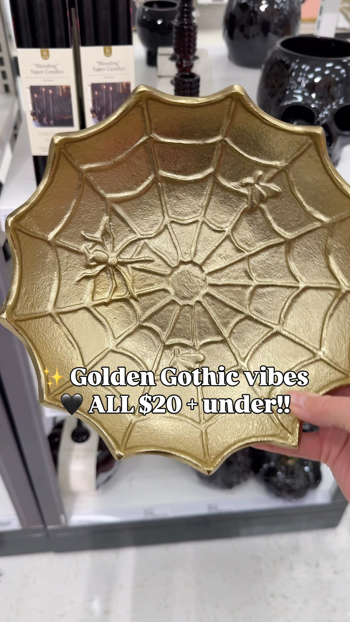 ✨ Golden Gothic vibes for $20 + under?! 🕯️💀 From snakes to Victorian-inspired candelabras to golden skull candy bowls 👻🖤 these pieces bring haunted luxe energy to your Halloween decor without the scary price tag. Linking all of these spooky glam finds + more so you can style your own chic haunted mansion on a budget! 🎃 

#SpookySeason #GoldenGothic #HalloweenFinds #Halloween2025 #HalloweenDecor #BudgetFriendly

#LTKHome #LTKSeasonal #LTKFindsUnder50