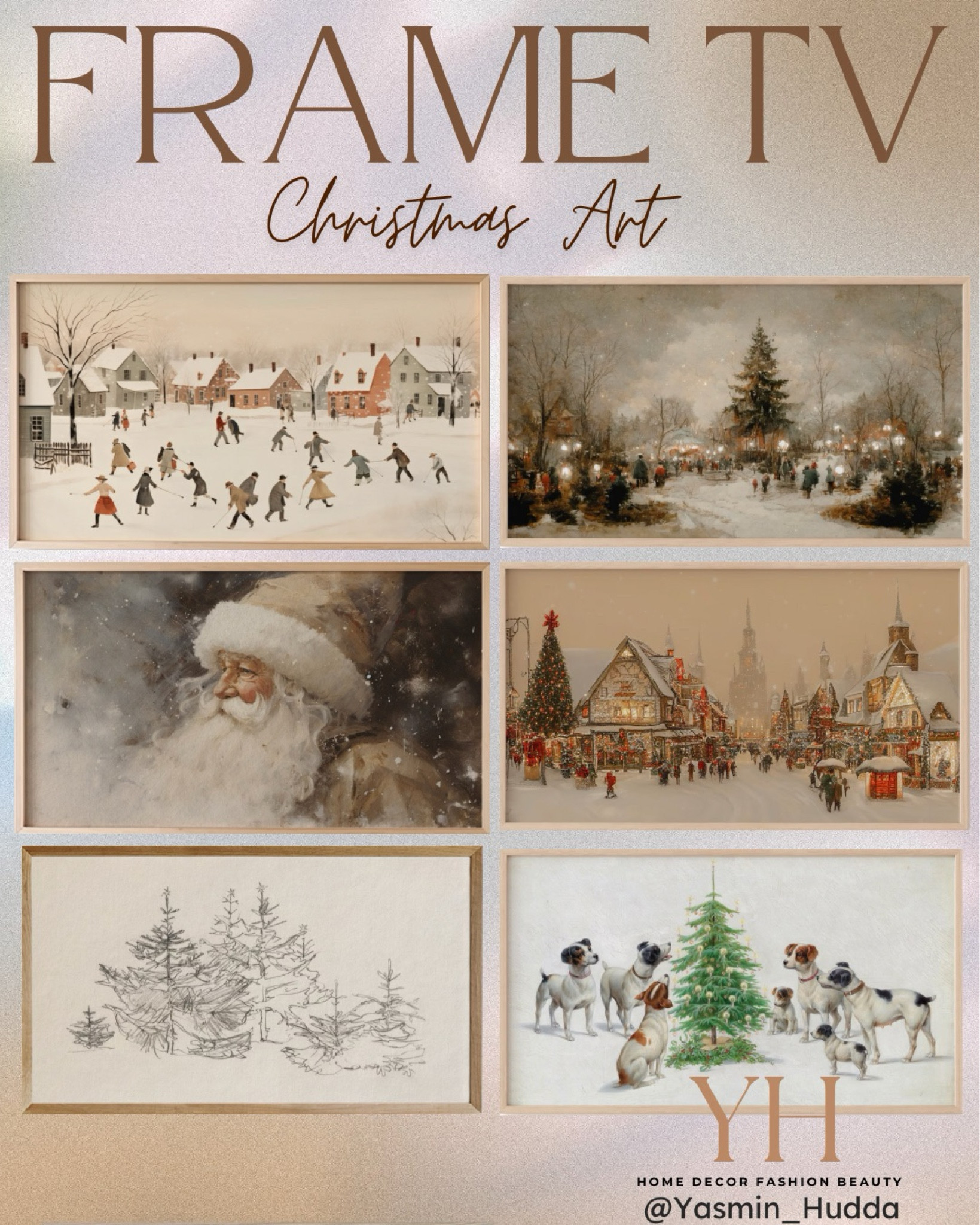 Holiday Frame tv art.
Christmas frame tv art

#LTKSeasonal #LTKHome #LTKHoliday