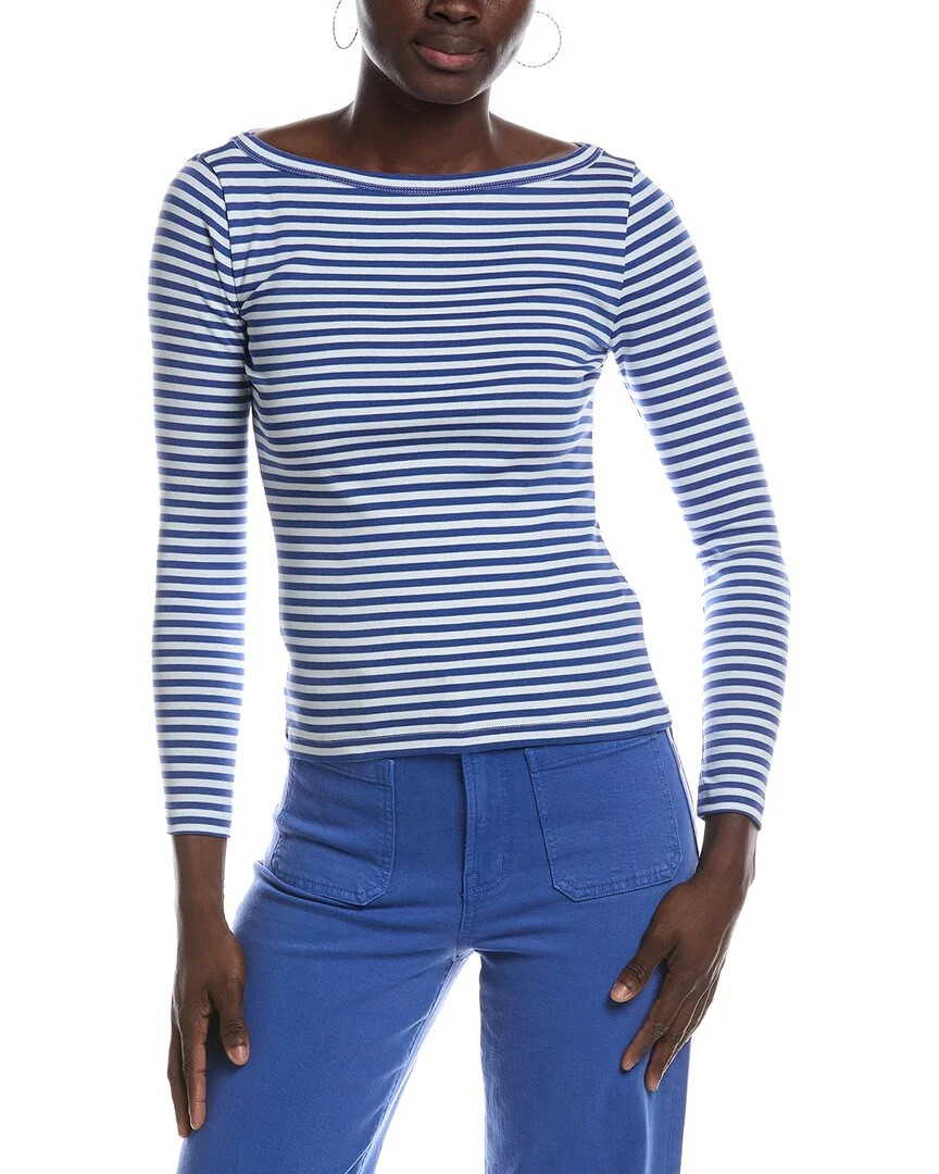 Madewell Compact 1X1 Boatneck Stripe T-Shirt | Shop Simon