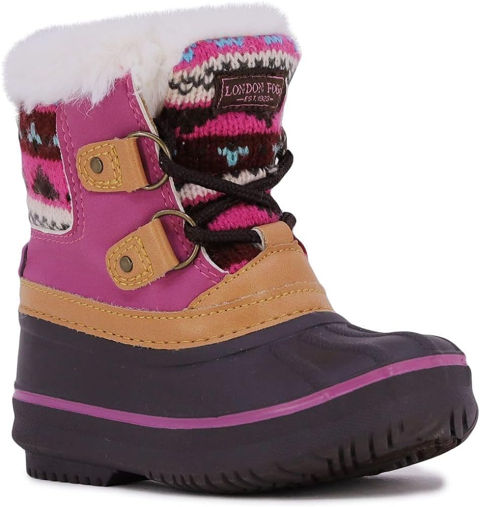 LONDON FOG Girls Toddler Tottenham Cold Weather Snow Boot | Amazon (US)