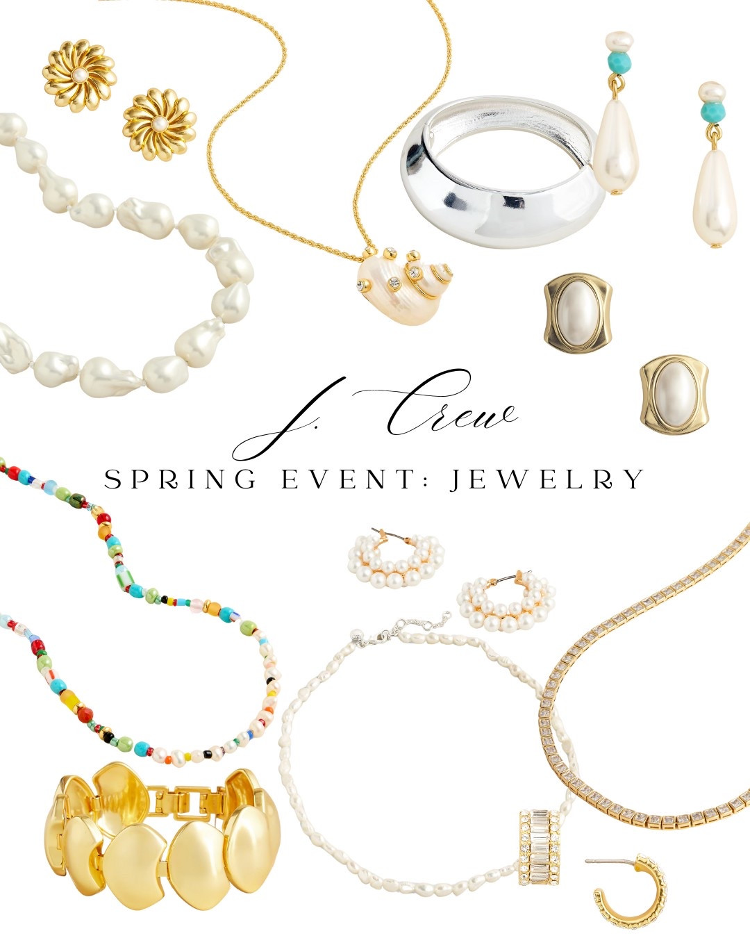 The J. Crew Spring Event is still going on, and now is the perfect time to grab spring and summer jewelry! 40% off sitewide! 

#LTKStyleTip #LTKSeasonal #LTKSaleAlert