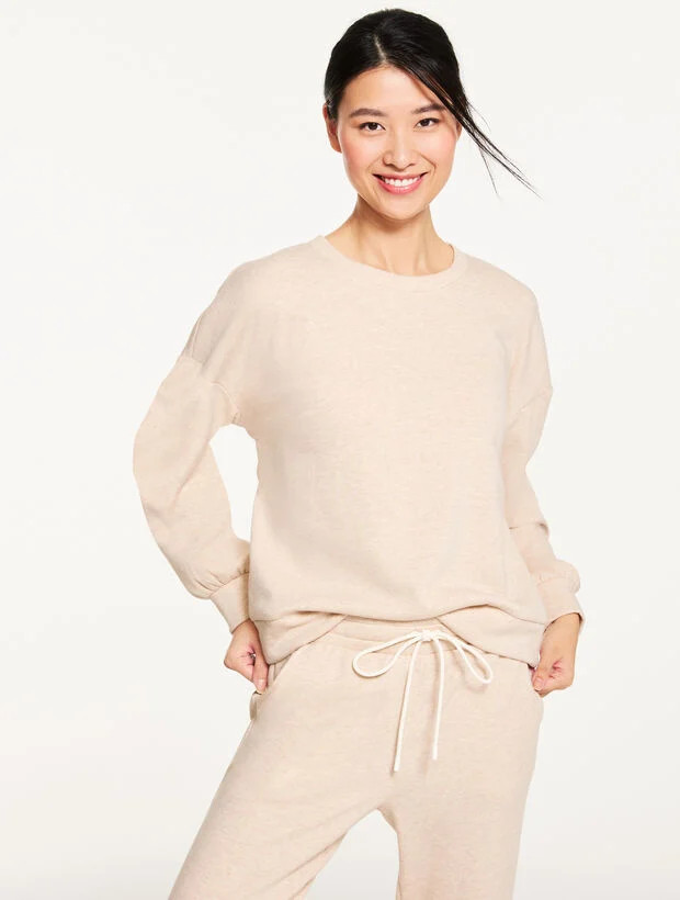 Cozy Cloud Crewneck Pullover | Talbots