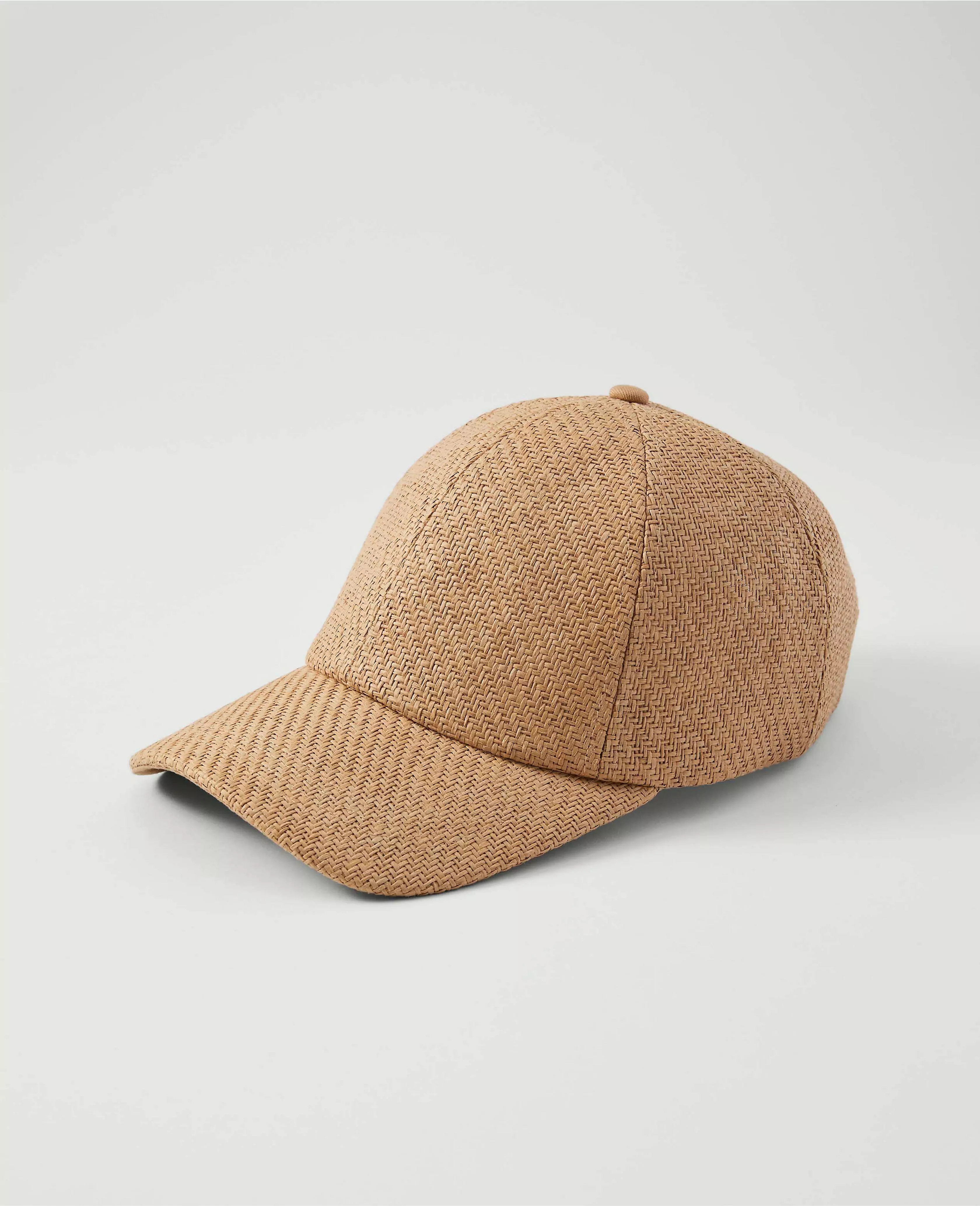 Weekend Straw Baseball Cap | Ann Taylor