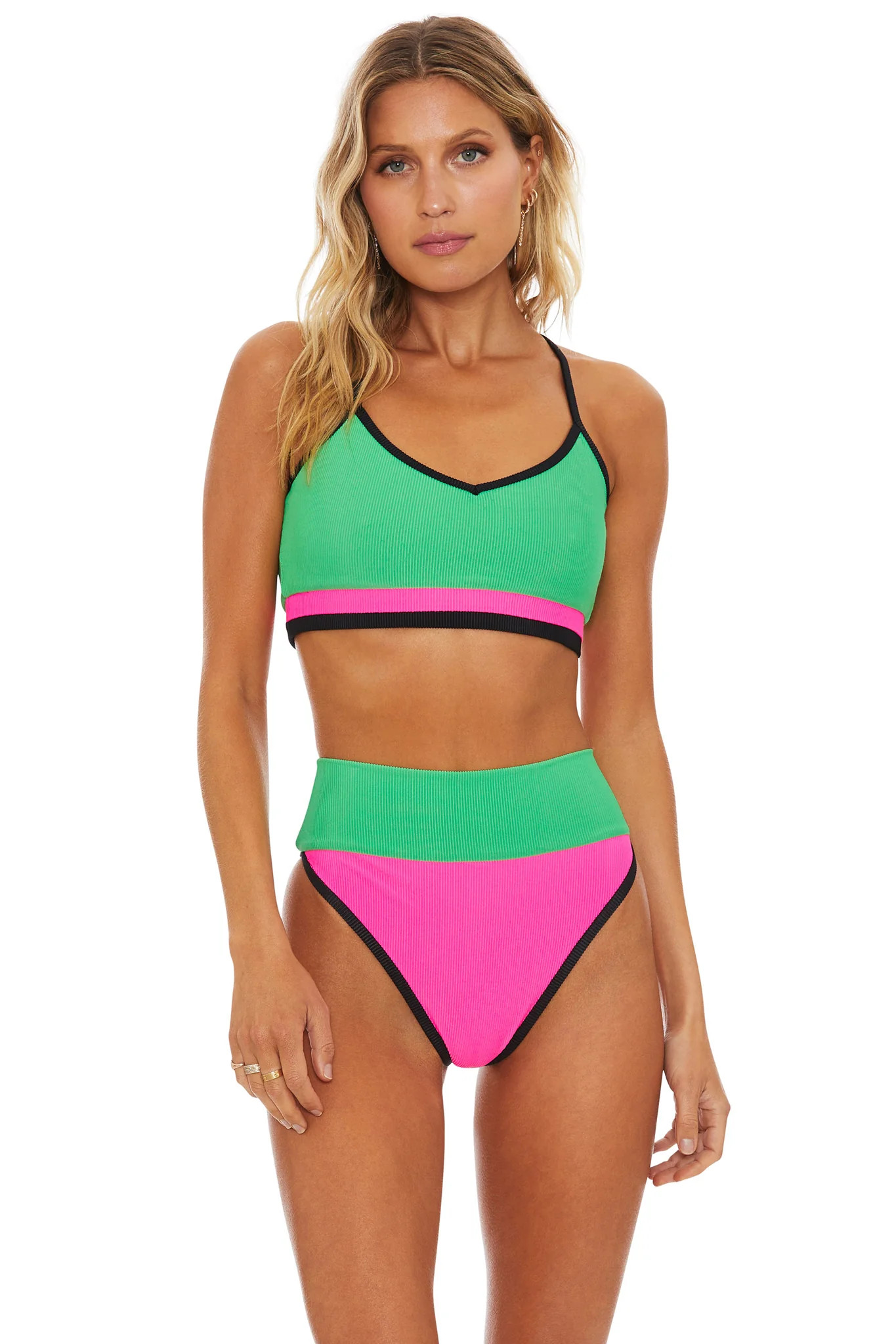 Emmy Bottom Watermelon Colorblock | Beach Riot