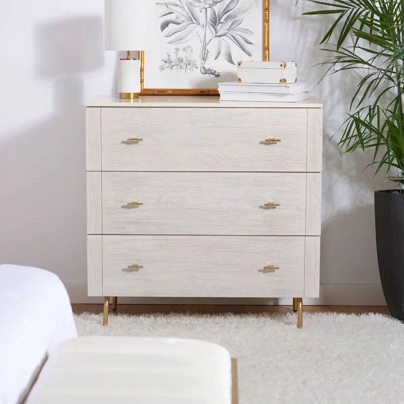 Mettler 3 Drawer Dresser | Wayfair North America